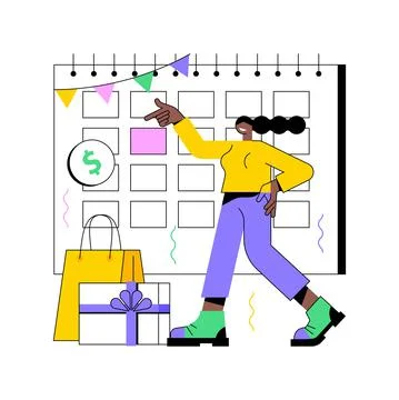 Event management abstract concept vector illustration. Ilustração Stock