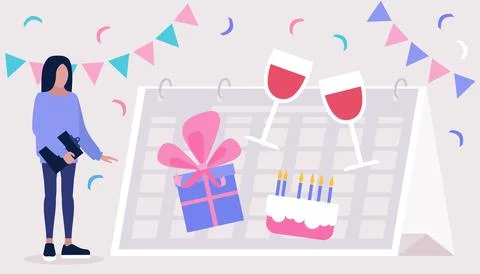 Event management concept Stock-Illustration