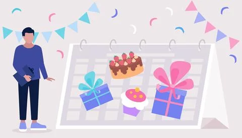 Event management concept Stock-Illustration