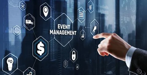 Event management. Creation and development personal and corporate events Fotos Stock