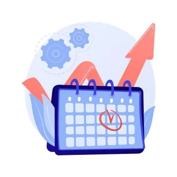 Event management vector concept metaphor. Stock Illustration