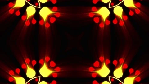 Event Mandala Lights VJ Loops 3 Video stock 106028591