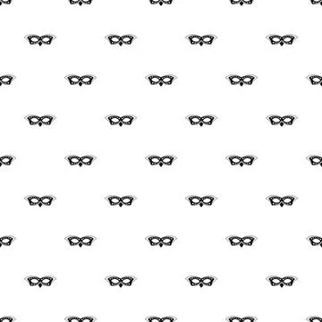 Event mask pattern seamless Illustrazione stock
