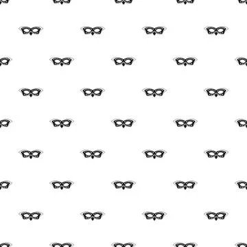 Event mask pattern seamless vector Illustrazione stock