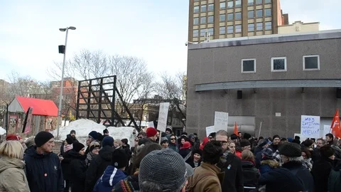 Event in montreal in 2018 Stock Footage 101405123