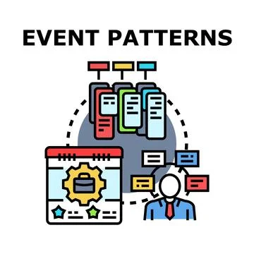 Event patterns organizing business analysis planning 스톡 일러스트