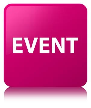 Event pink square button Stock Illustration