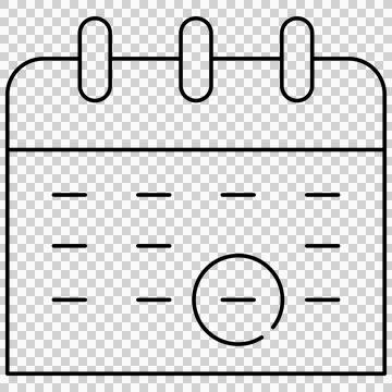 Event plan Stock-Illustration