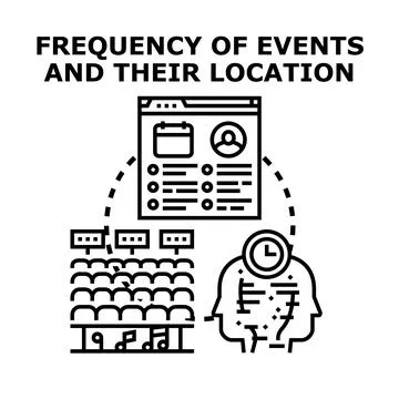 Event planning and scheduling platform organizing concerts Stock Illustration