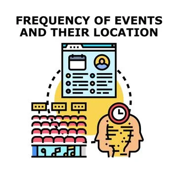 Event planning and scheduling platform organizing concerts Ilustração Stock
