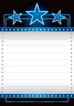 Event poster template Stock Illustration