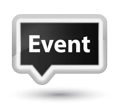 Event prime black banner button 스톡 일러스트