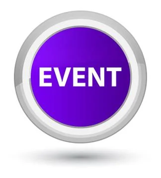 Event prime purple round button Stock Illustration