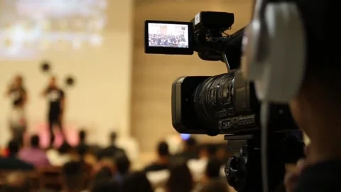 Event recording by DSLR camera Stock-Footage 273210943