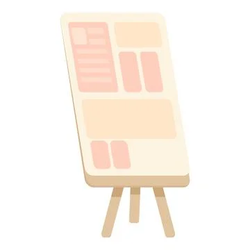 Event schedule icon cartoon vector. Planner calendar Stock Illustration