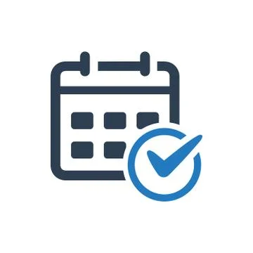 Event Schedule Icon Stock Illustration