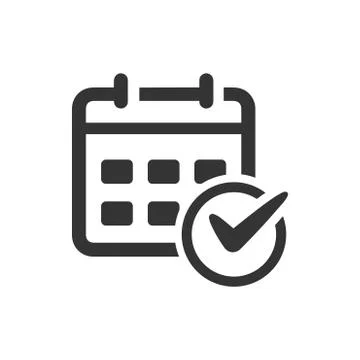 Event Schedule Icon Stock Illustration