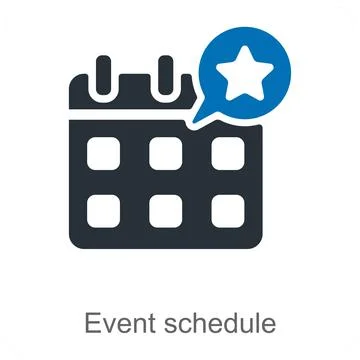 Event Schedule Stock Illustration