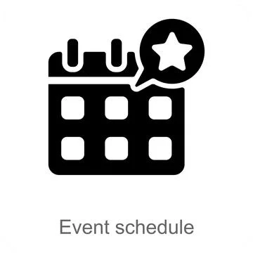 Event Schedule Stock Illustration