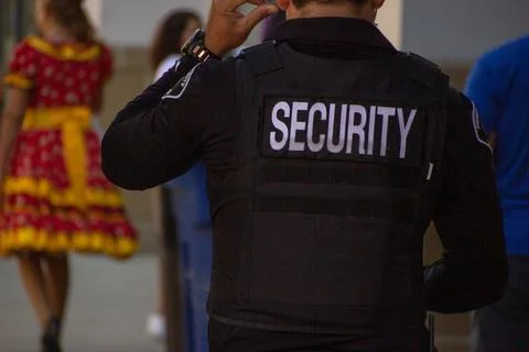 Event security officer Stock Photos