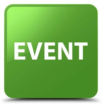 Event soft green square button Illustrazione stock