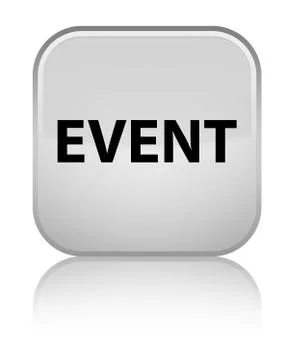 Event special white square button Stock Illustration