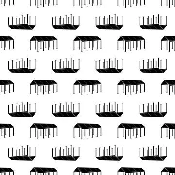 Event tent pattern seamless vector Illustrazione stock