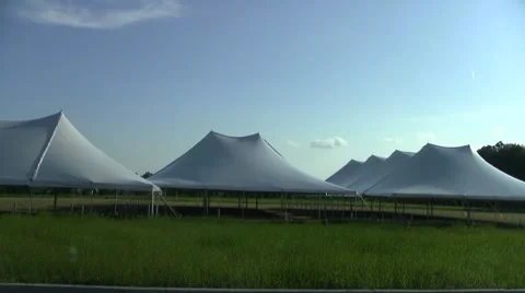Event tents Stock Footage 8556106