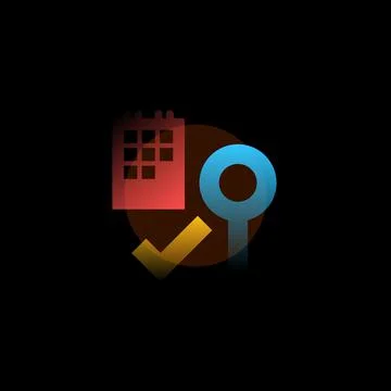 Event. Vector icon in gradient style. Editable illustration Ilustração Stock