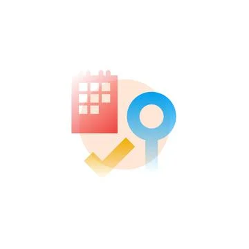 Event. Vector icon in gradient style. Editable illustration Illustrazione stock