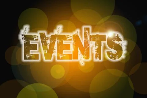 Events concept Stock Illustration