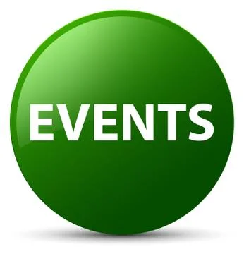 Events green round button 스톡 일러스트