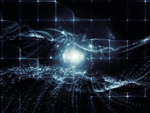 Events of Inanimate Space. Stock Illustration