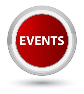 Events prime red round button 스톡 일러스트