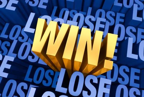 Eventually You Win Stock Illustration