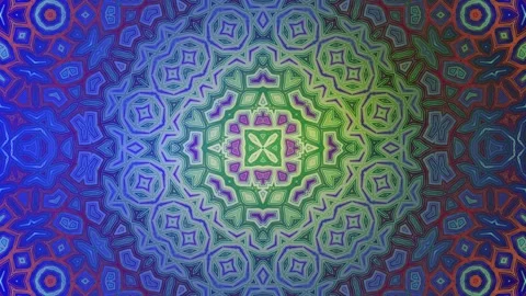 Ever-Changing Canvas: Seamless Loop Background with Digital Tapestry (4K, 40 sec Video stock 268768492