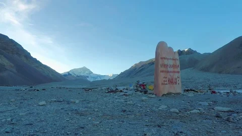 Everest Base Camp Video stock 132462459