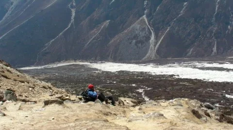 Everest valley Stock Footage 491878