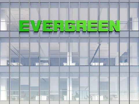 Evergreen Stockillustratie