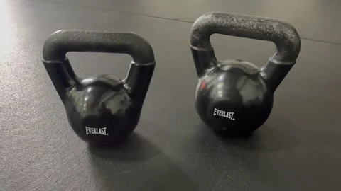 Everlast kettlebells Stock Footage 233481145