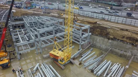 Everlasting city construction Stock Footage 115084362