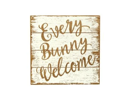Every Bunny Welcome Stock Illustration