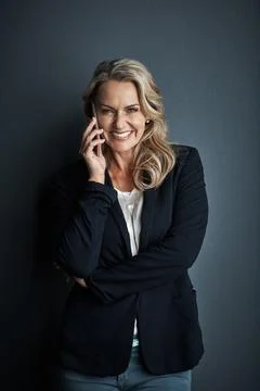Every client is my top priority. Studio portrait of a mature businesswoman Stock Photos