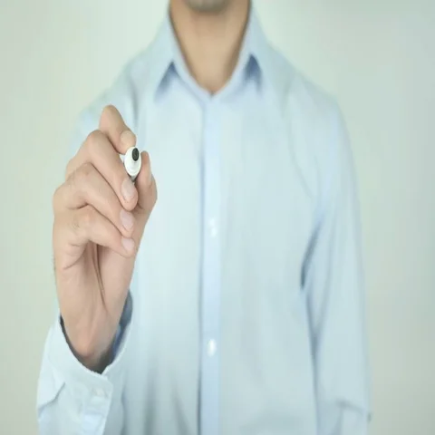 Every Day is a Fresh Start, Writing On Transparent Screen Stock Footage
