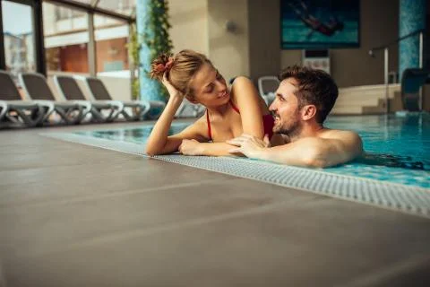 Every day should be a pool day Stock Photos