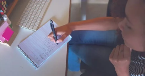 Every idea is in this notebook Stock Footage 203917935