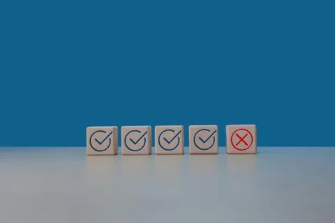 Every step is correct but the end result is wrong, there are more correct m.. Stock Photos