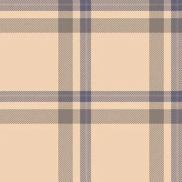 Everyday check pattern background, calm textile tartan vector. October seam.. Illustrazione stock