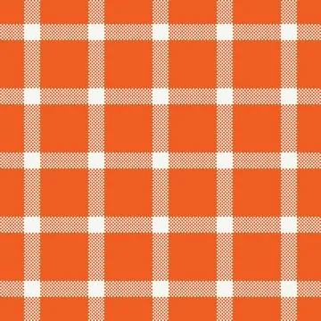Everyday fabric seamless pattern, rug texture tartan vector. Straight check.. Stock Illustration
