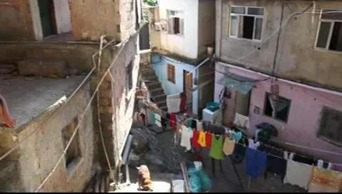 Everyday life in Favela Rocinha, Rio de Janeiro, Brazil FULL HD 1080P Stock Footage